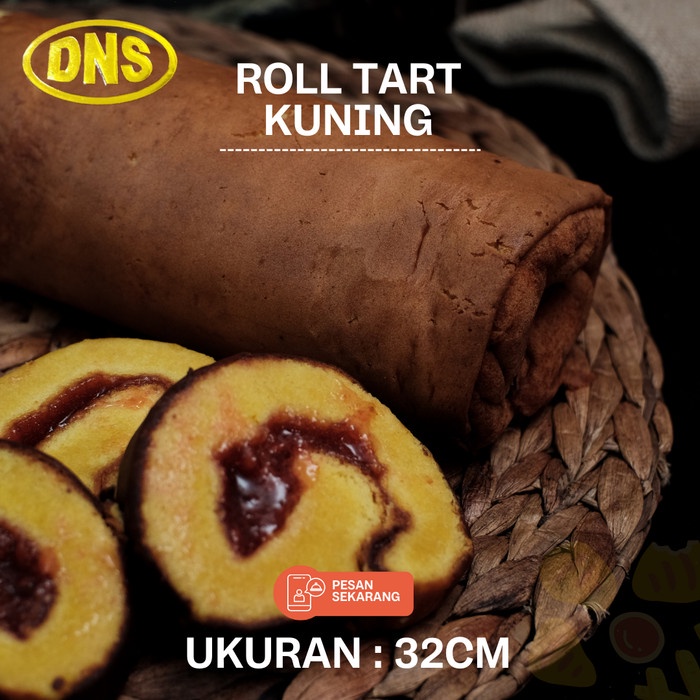 

BOLU GULUNG KUNING STRAWBERRY / KUE ROLL TART ARISAN LEBARAN NATAL KODE 71
