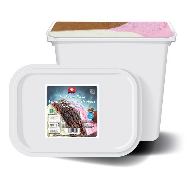 

ICE CREAM DIAMOND 8 LITER NEOPOLITAN KODE 1163