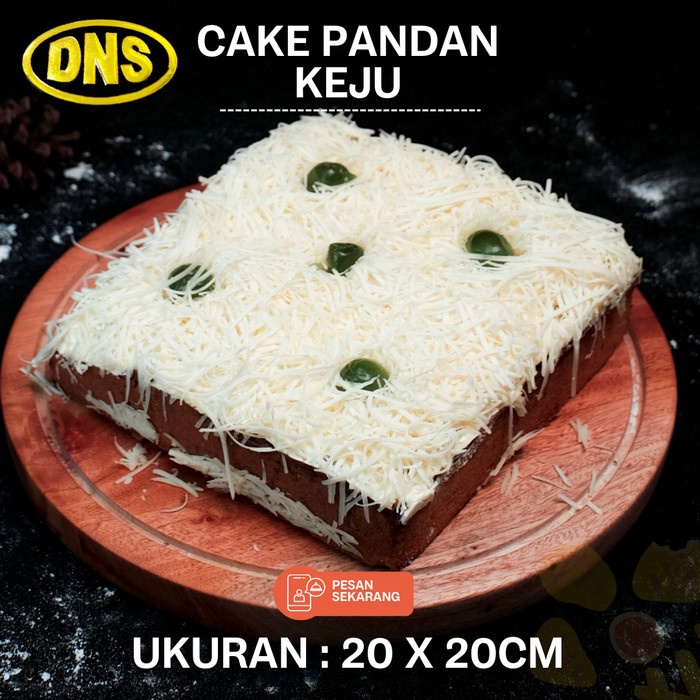 BOLU PANDAN CAKE PANDAN KEJU BOLU TOPPING KEJU KODE 144
