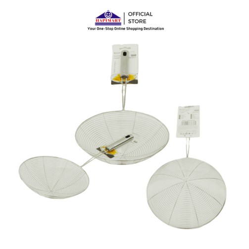 Saringan Mie Gagang Stainless Parabola Strainer Stainless Serbaguna