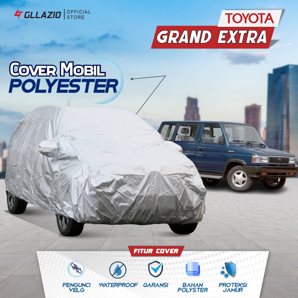 Cover Mobil Kijang Grand Extra Polyester / Sarung Mobil Kijang Grand Extra Tipe Polyester / selimut 
