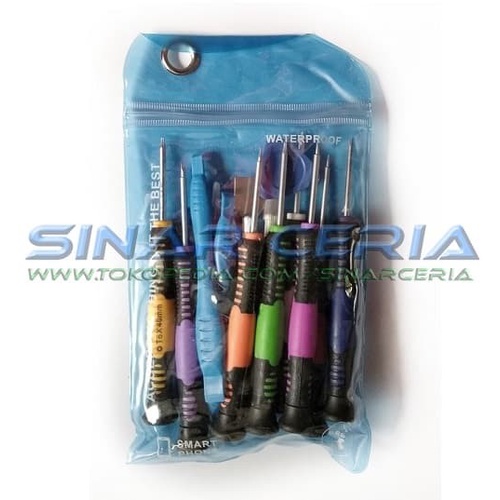 TOOLS SET / OBENG 1SET 16 LENGKAP PEMBUKA LCD & TOUCHSCREEN HANDPHONE