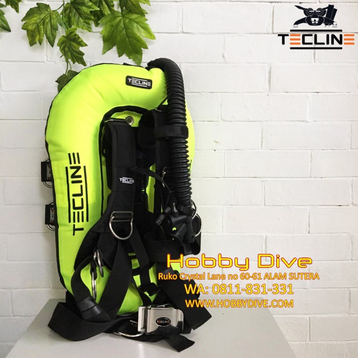 TERLARIS TECLINE BCD Donut 10 Ultra Light Travel Set Lime - Scuba Diving