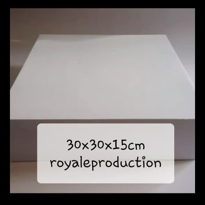 

1 Lusin Dus Putih Polos 30x30 T15cm
