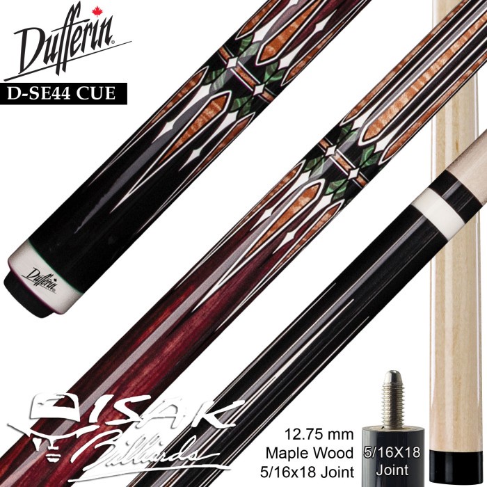 Dufferin D-SE44 Pool Cue - Canada Maple Billiard Stick biliar stik