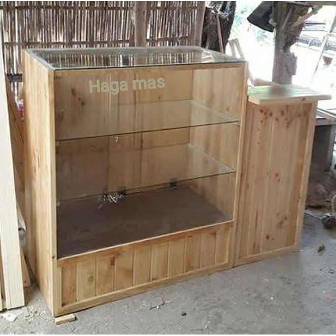 TERBARU Etalase / Etalase Kaca / Meja Kasir / Rak / Lemari / Etalase Kayu&Kaca
