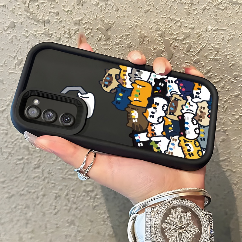 Casing Hp Untuk Samsung S20 FE Samsung S21 FE S24 FE Case Kasing antijatuh pola Mesin derek Kesing S