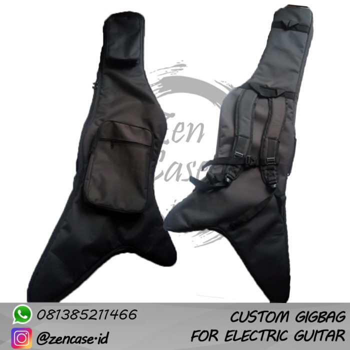 Custom gigbag gitar flying v / khusus