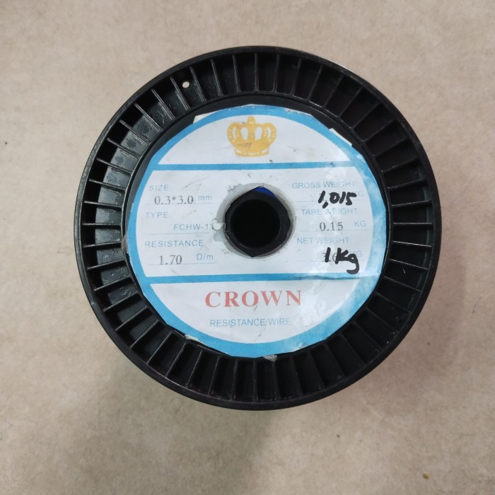 KAWAT NIKELIN PIPIH 1Kg 0,3mm x 3mm LEBAR 3mm TEBAL 0,3mm