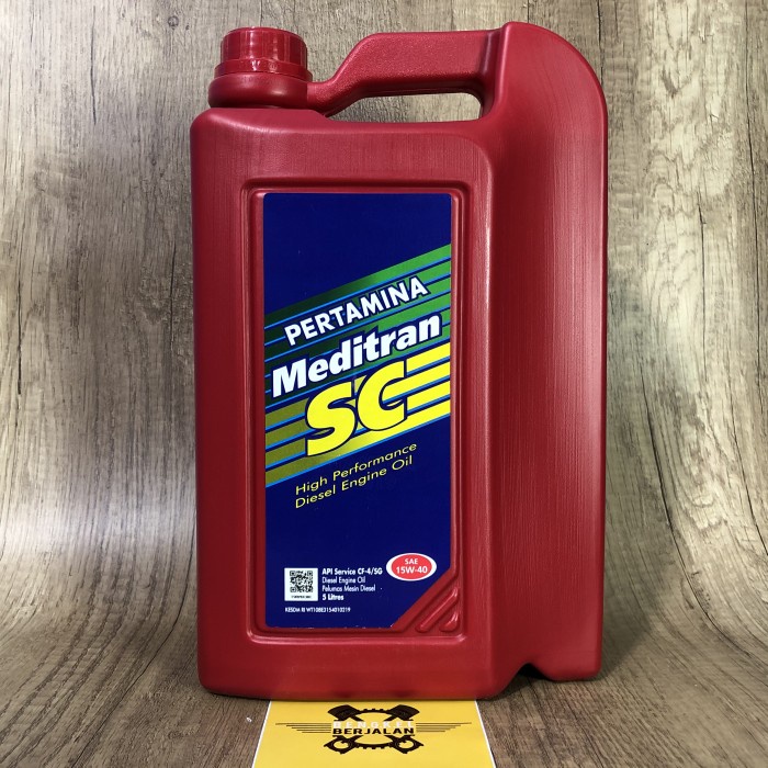 Oli Pertamina Meditran Sc 15W-40 (Diesel) 5 Liter - Oli Mesin / Genset