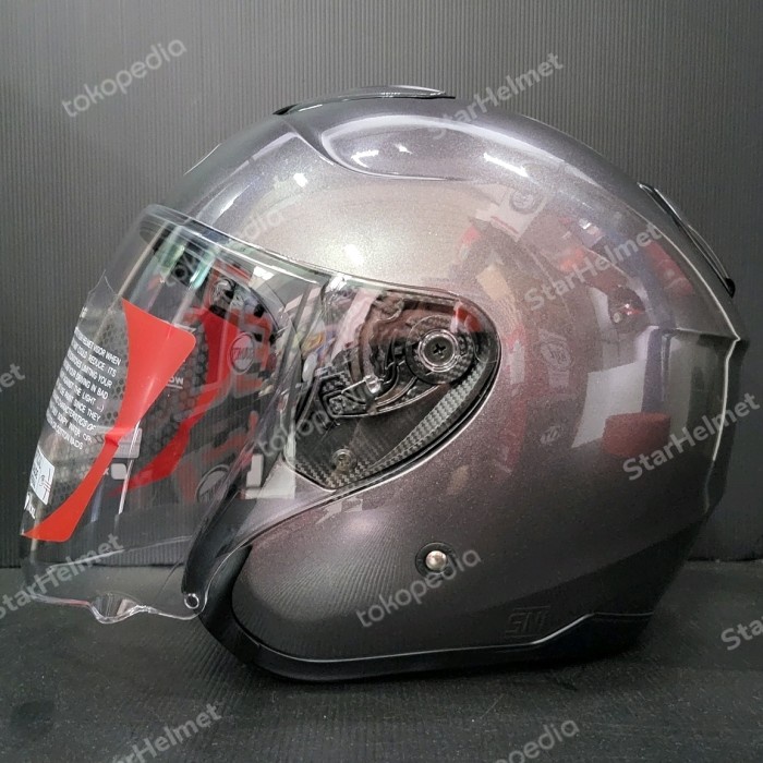 Helm Kyt Kyoto R Solid Gunmetal