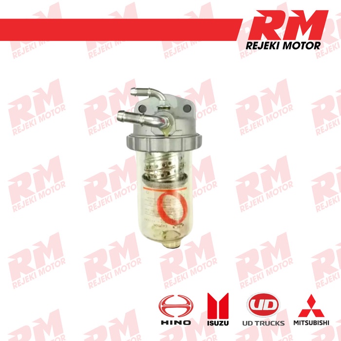 Rumah Filter Solar Bawah Canter Bening Model Pipa