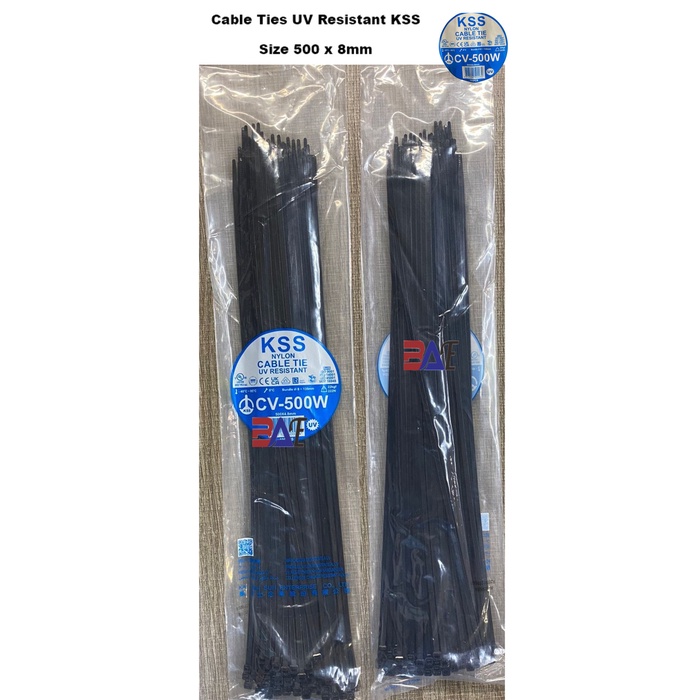 

KABEL TIES KSS UV RESISTANCE CV 500 TIE CABLE HITAM Kode 1403