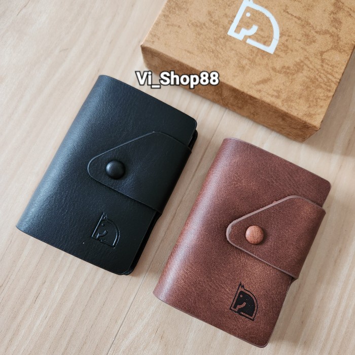 

Card Holder 26 Slot Dompet Kartu Kulit PU + Box Kode 478
