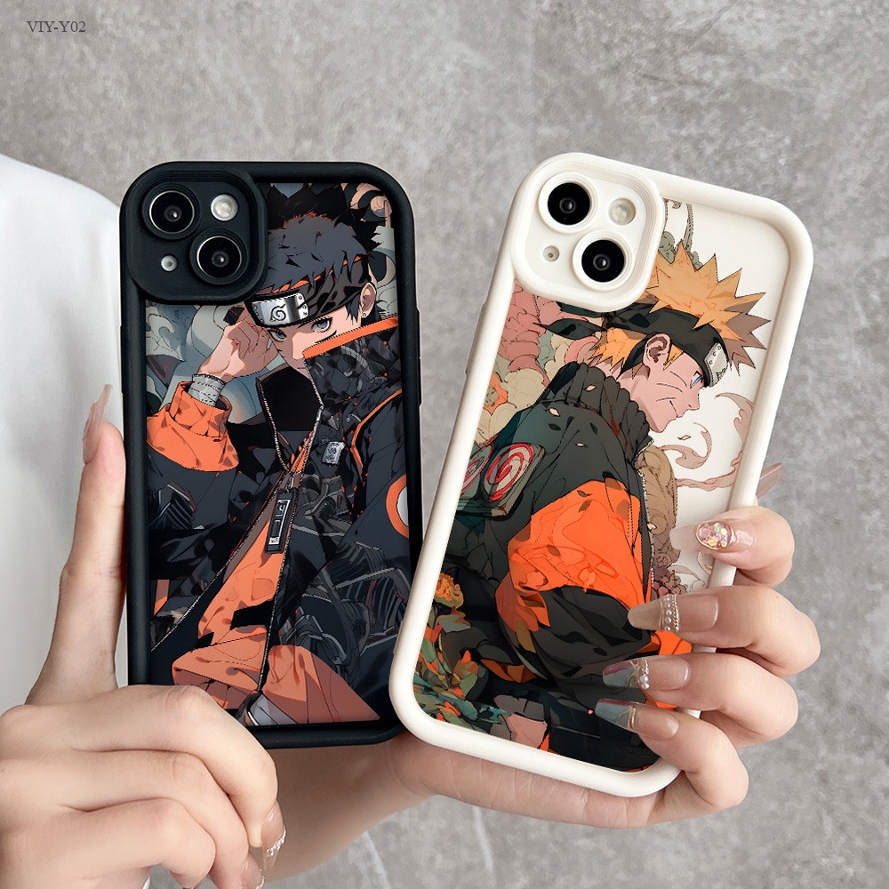 Cowok Kartun Soft Naruto Case Hp Iphone 11 Pro Max 12 13 14 15 16 Pro Max Xr Se 2022 7 8 Plus X Xs M