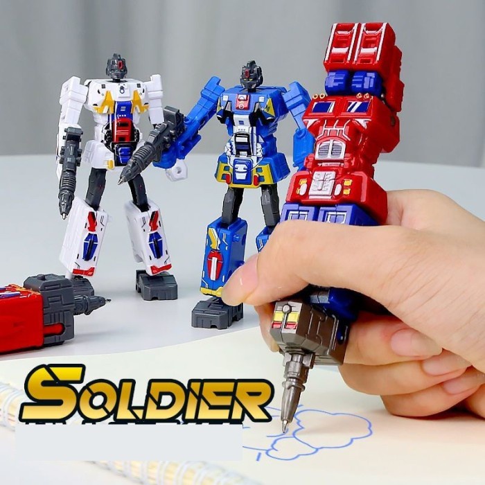 

KOMPLIT TERBARU 2024 action DIY PENA / Pensil Mainan ANAK Transformasi Pena Robot optimus Anak