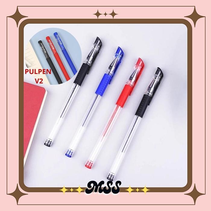 

BERMUTU () MSS BUNDLING 6PCS 12PCS 24PCS 50PCS dan 100PCS REFILL Tinta Pulpen Pena Gel 0.55mm