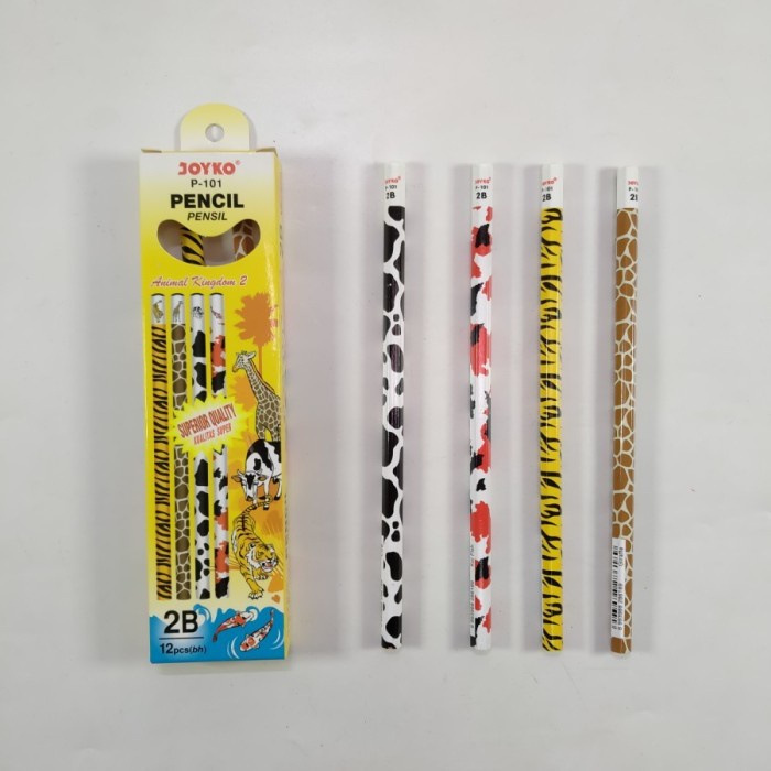 

TERLENGKAP Pensil Tulis Tebal 2B Joyko Animal RANDOM Perlengkapan SD TK Imut Lucu Gambar Tanpa Merk