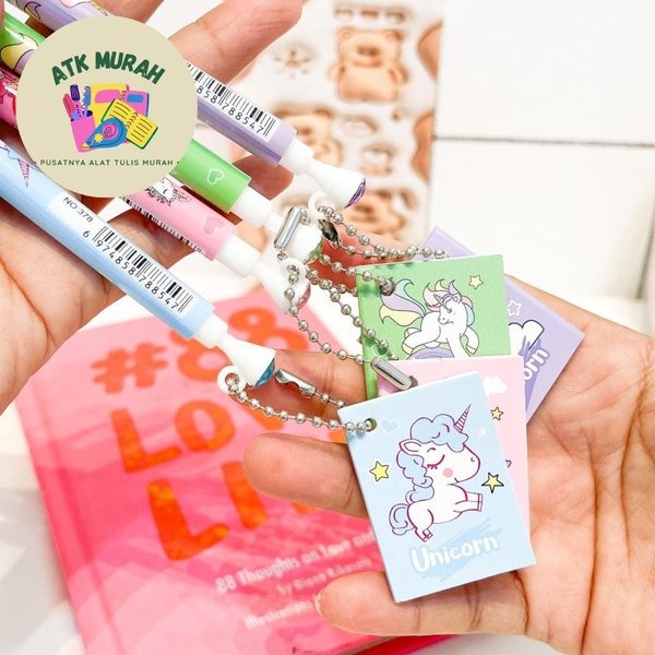 

STOK TERBATAS PENSIL CETEK MEKANIK GANTUNGAN BUKU UNICORN PCM-1029 ALAT TULIS SEKOLAH AESTHETIC