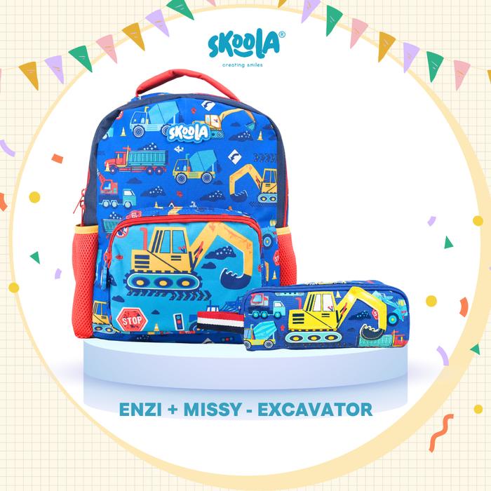 

PROMO SPECIAL Skoola Bundling Promo - Tas Ransel Sekolah anak TK Fashion Ransel + Tempat Pensil -