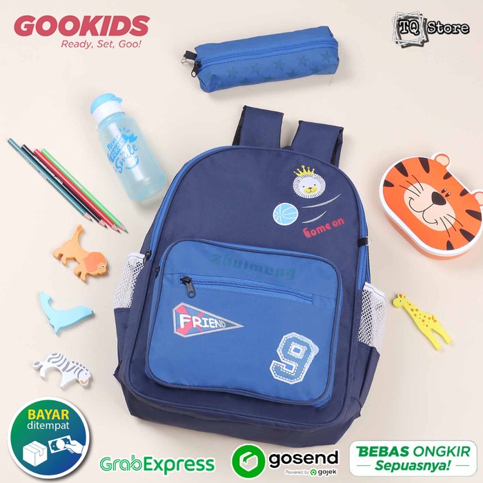 

PROMO SPECIAL Tas Ransel Sekolah Anak Laki Laki Cowok TK SD Lucu Bonus Tempat Pensil