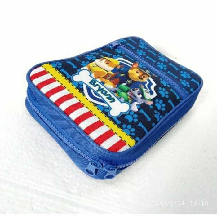 

TERLENGKAP PENCIL CASE ART CASE PRINT MOTIF CUSTOM NAMA Tempat Pensil Anak Sekolah GOODIE BAG