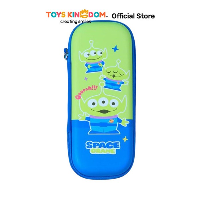 

HEMAT Toys Kingdom Kiddy Star Ume Tempat Pensil Emboss Aliens - Biru Kotak Pensil Pulpen Pencil Case