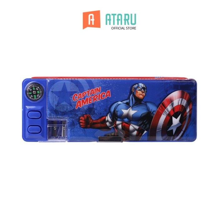 

FREE ONGKIR Ataru Tempat Pensil Hardcase Captain America - Biru Kotak Pensil Pulpen Pencil Case