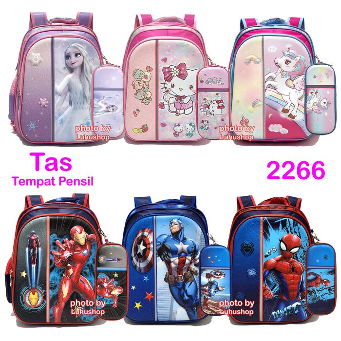 

MURAH Import Tas + Tempat Pensil + Tas Bekal + Tas Ransel Sekolah Anak SD Laki-Laki Dan Perempuan