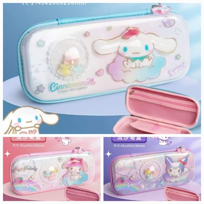 

BERKUALITAS Pencil Case Kuromi, Melody, Cinnamoroll Kotak Pensil Premium Quality Anak Sekolah Kuliah