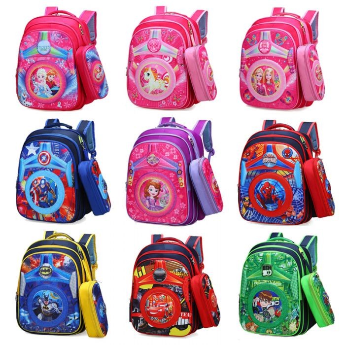 

SPECIAL Tas Ransel Sekolah Anak Dan Tempat Pensil karakter 3D Real Pict Murah