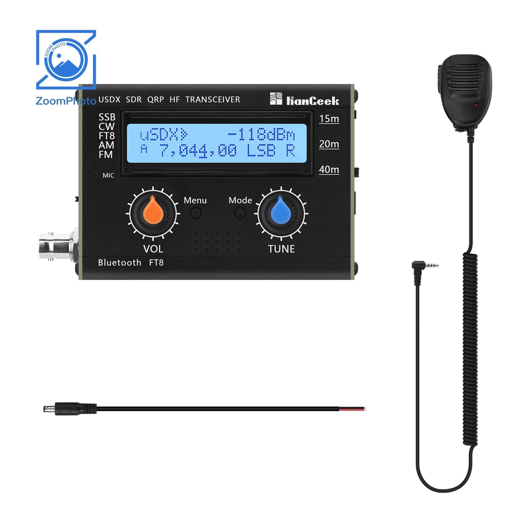 LIM USDX-CW / USDX-FT8 5W usDX SDR QRP Transceiver QCX-SSB to SSB 15m/20m/40m 3-Band All Mode HF Tra