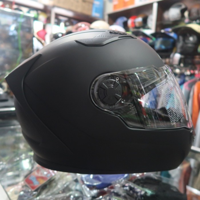 Helm Full Face Zeus 813 Black Doff