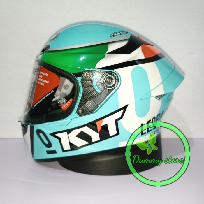 Helm Full Face Kyt Tt Course Dallaporta, Leopard