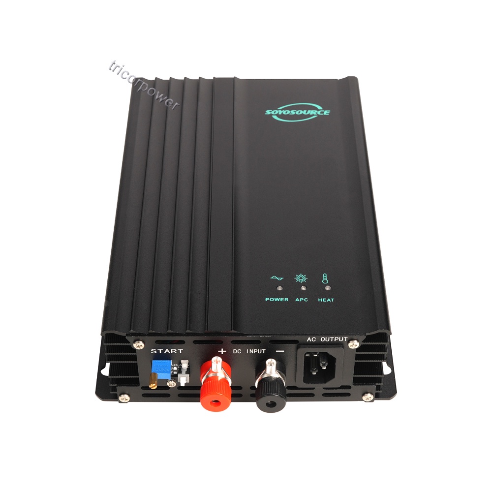 MONC High-frequency 600W MPPT Solar Photovoltaic Grid Tie Inverter Adjustable Power Battery Discharg