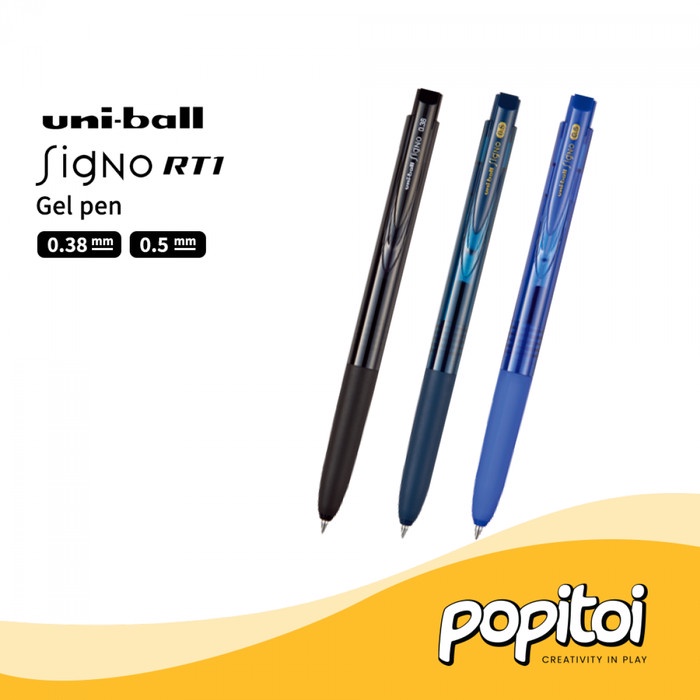 

PROMO! Uniball Signo RT1 Gel Pen 0.38 0.5 mm Pulpen Ballpoint Uni Ball