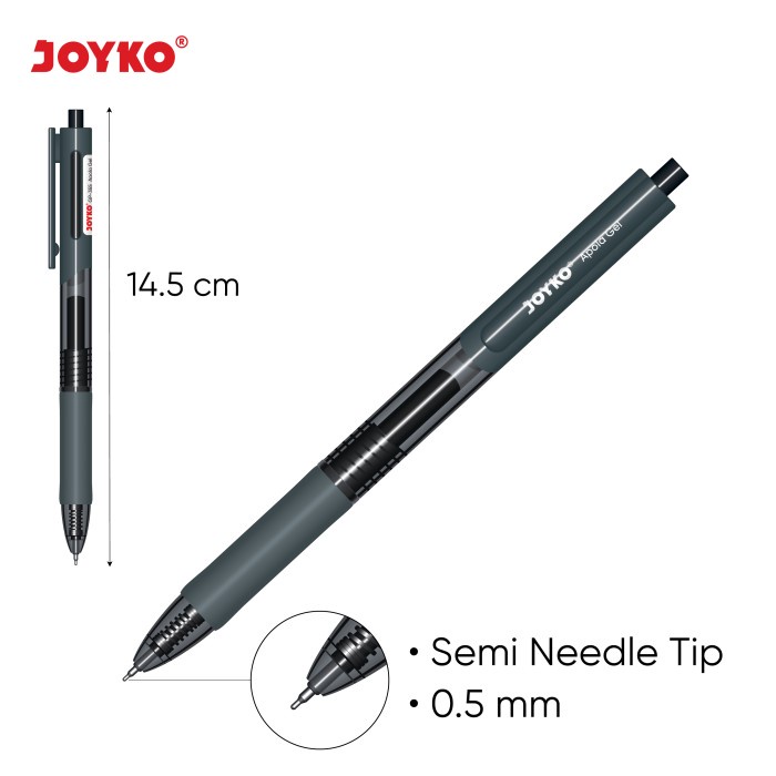 

TERBARU! Gel Pen Pulpen Pena Joyko GP-355 Apola Gel 0.5 mm
