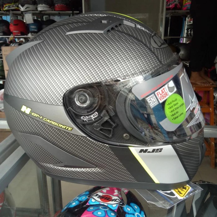 Helm Njs Shadow Double Visor Motif