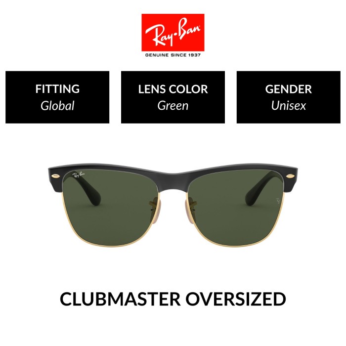 RAY-BAN CLUBMASTER OVERSIZED RB4175 877 57mm