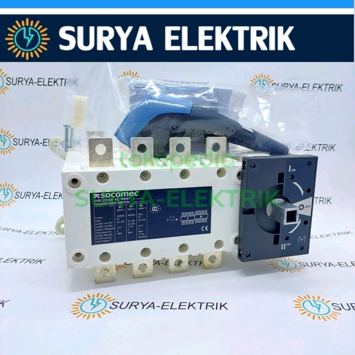TERBARU COS SOCOMEC OHM SAKLAR SIRCOVER Manual 125A 160A 200A 125 160 200 A 4P