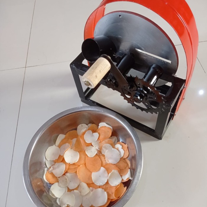Sale Terbatas Alat Pemotong Keripik Pisang Ubi Singkong Wortel Manual Model Baru Aman