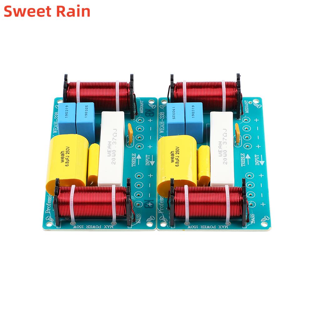 PRF AIYIMA 2Pcs Speaker 3 Way Audio Frequency Divider Treble + Midrange + Bass Crossover Speakers Fi