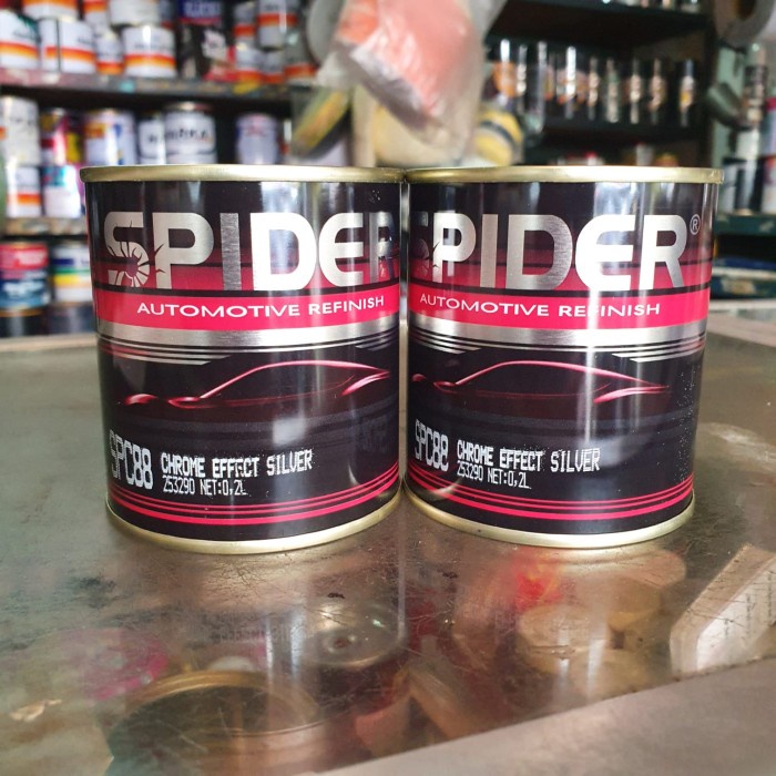 Cat Spider Chrome Effect Silver