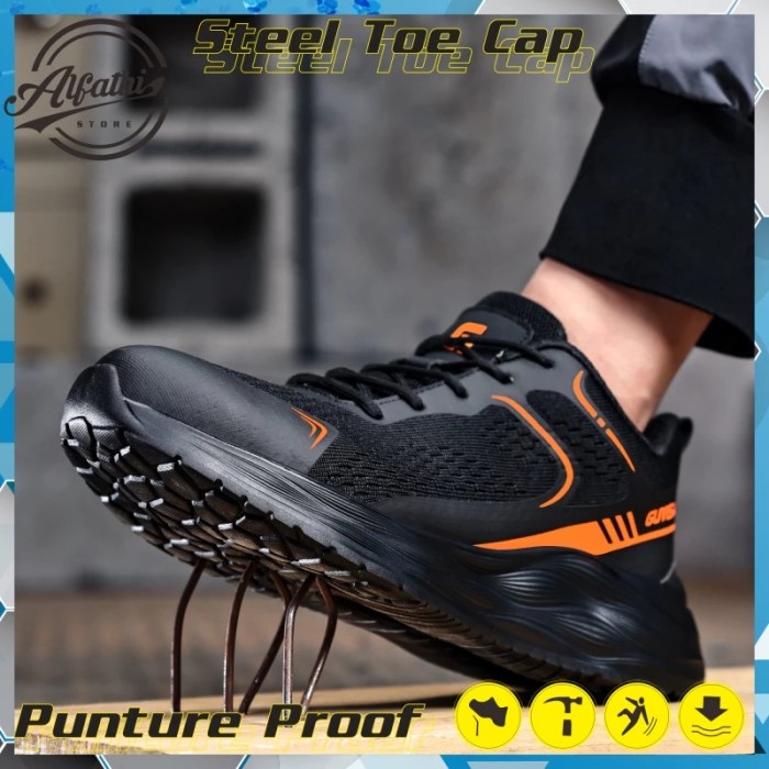 Sepatu Sneakers Safety Pria Sport Sepatu Safety Casual Pria Boots