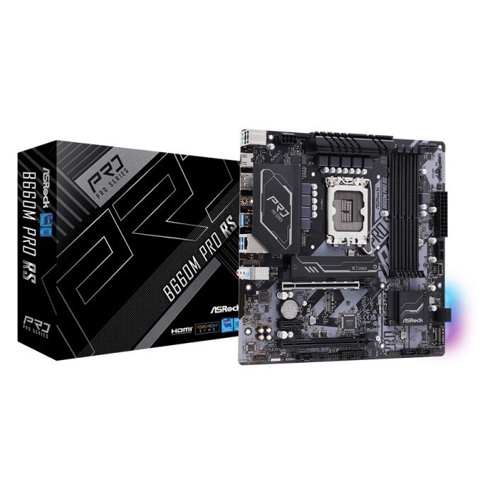 Asrock Motherboard B660M Pro Rs Lga 1700 Micro Atx