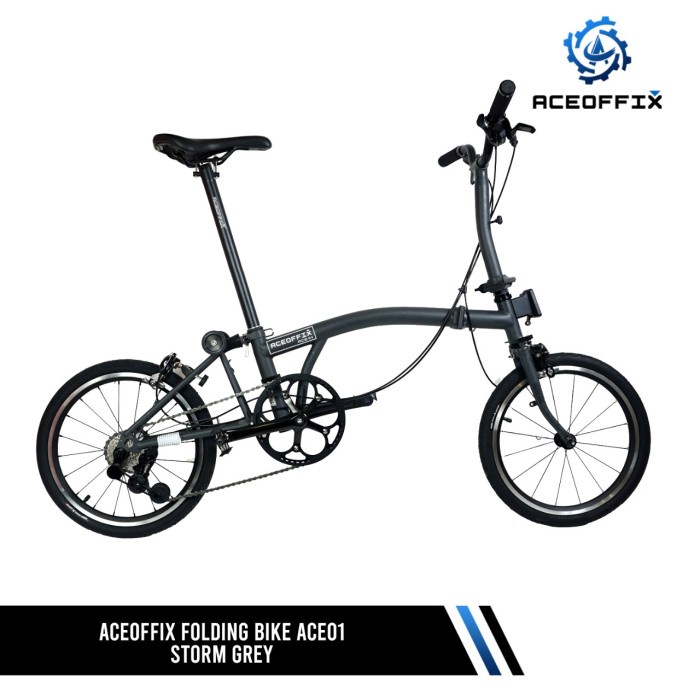 Terbaru Sepeda Lipat Aceoffix 16 349 Fullbike Part Full Aceoffix Original 16+