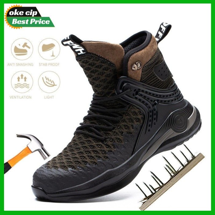 Ukuran Sepatu Safety Pria Terbaik Murah Safety Shoes Import Ori Cheeta