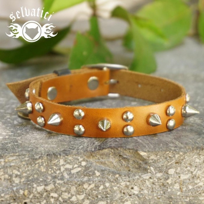 MELAYANI FAKTUR PAJAK Kalung Kucing & Anjing Ras Kecil Duri Kulit Asli Gratis Ukir Nama