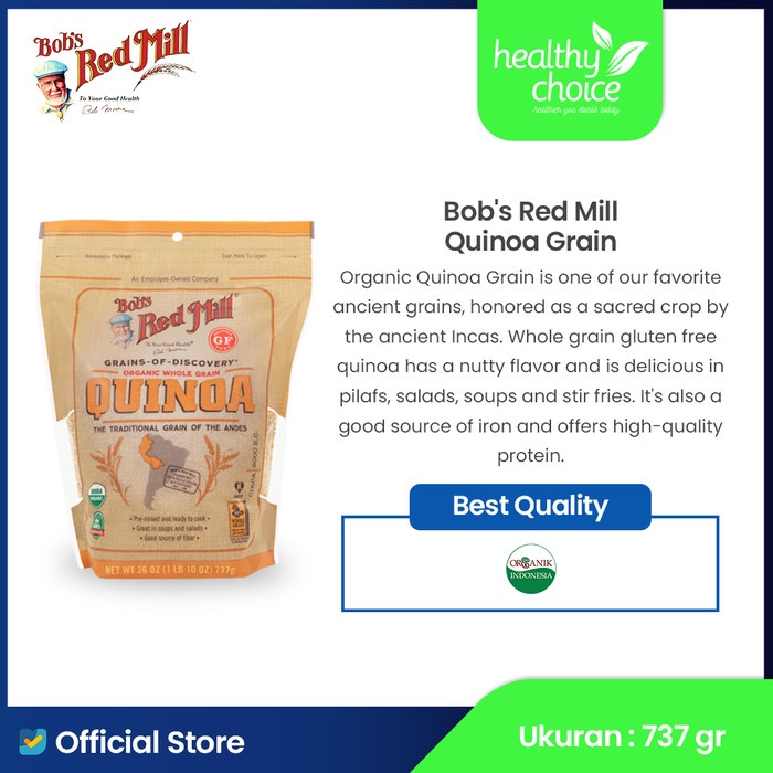 

Bob's Red Mill Quinoa Grain Organic 737 gr