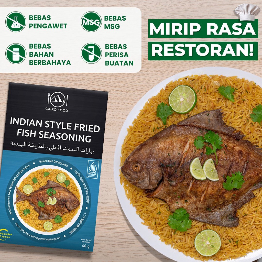 

Bumbu Ikan Goreng India Premium Untuk Profesional - Cairo Food
